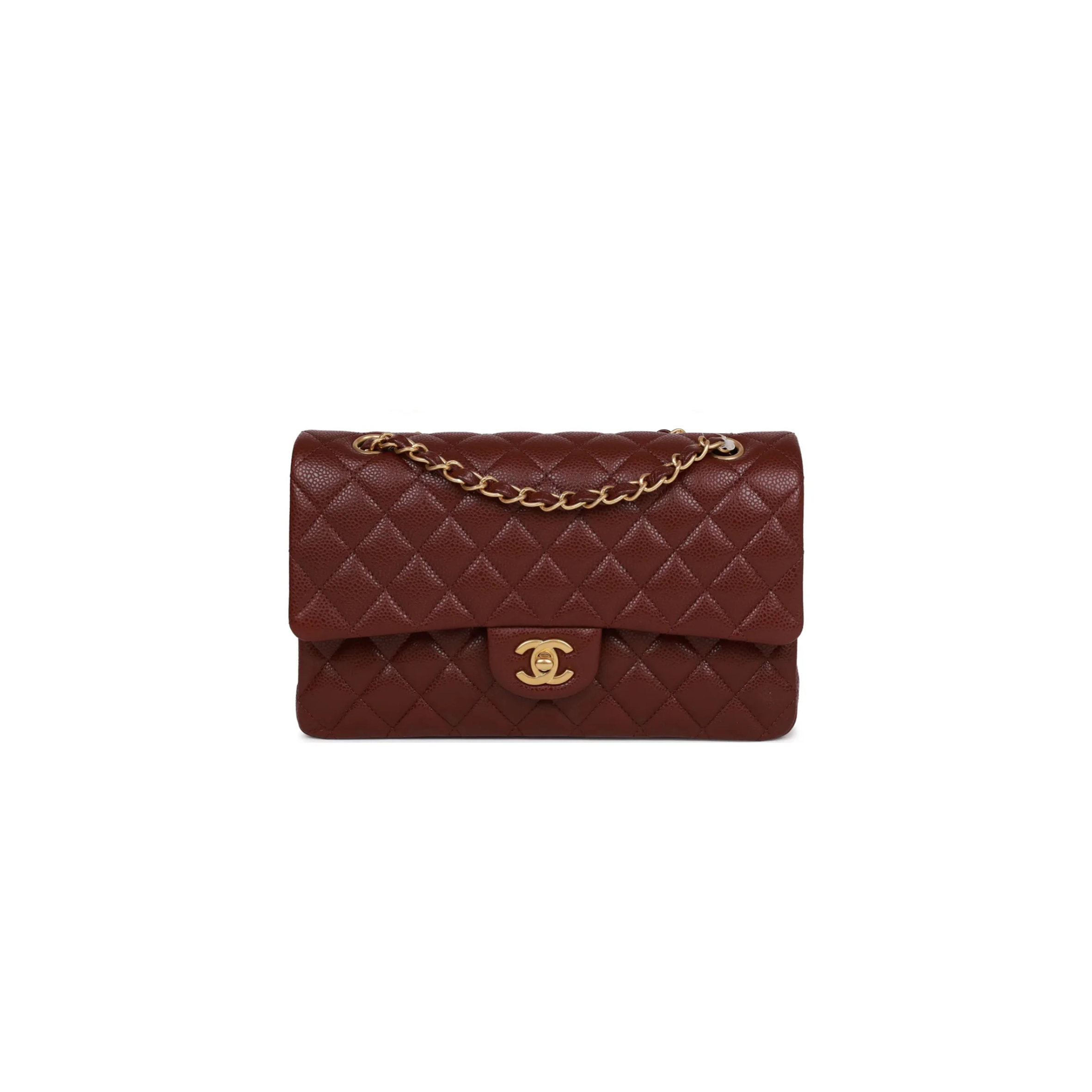 CHANEL MASTER CAVIAR QUILTED MEDIUM DOUBLE FLAP 1420325 (25.5*14*6.5cm)